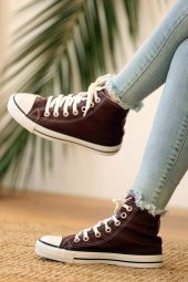 A3030-20Bordo Pembe Potin Bordo Kadın Bot A3030-20 - 2