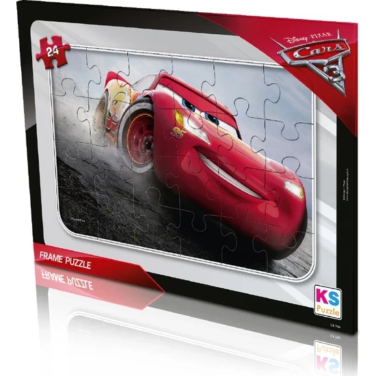 KS Games Cars Frame Puzzle 24 - 1