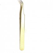 BiQueen Yan İpek Kirpik Cımbızı ( Sarı ) - 1