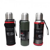36 Saat Sıcak Tutan Bardaklı Paslanmaz Çelik Termos (1000ml) - 1