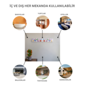 Dryertime Duvara Monte Katlanır Çamaşır Kurutma Askısı(Hello Cat) - 6