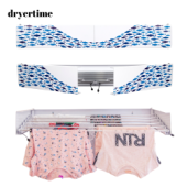Dryertime Duvara Monte Katlanır Çamaşır Kurutma Askısı(Balıklar) - 1