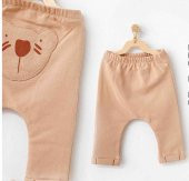 BEBEK PANTOLON PANT BEAR CAMP 6-9AY (KOYU BEJ) - 1