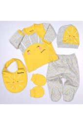 Miniworld Güneş Baskılı 5li Zıbın Takımı - 1