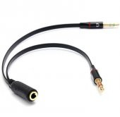 Kulaklık Mikrofon Ayırıcı Çevirici Switch Splitter 3.5mm - 1