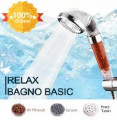 Relax Bagno %50 Su Tasarruflu Duş Başlığı - Kokulu ve Arıtmalı Banyo Duş Başlığı - 1