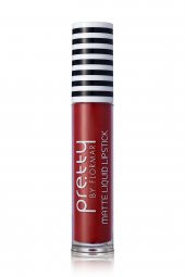 Mat Likit Ruj - Pretty By Flormar Matte Liquid Lipstick 09 Fierce Cherry 8690604462797 - 1