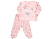 Kız Bebek 0-3 Ay Yenidoğan Kruvaze Love Me Patikli 2li Takım-15126 - 2