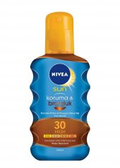 Bronzluk Arttırıcı & Koruyucu Güneş Yağı Spf 30 200 ml 4005900253811 - 1