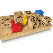 Adeda 3 Boyutlu Dikkatli Puzzle İlk Adım - 2