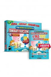 Dikkati Güçlendirme Seti 4 Yaş + Görsel Dikkat Testi - 1