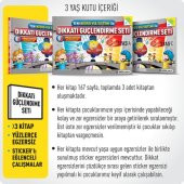 Dikkati Güçlendirme Seti 3 Yaş + Gelişimsel Hikaye Seti - 3
