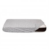 Sluupy Lastikli Fitted Çift Kişilik Yatak Çarşafı Gri 140x190 - 1
