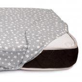 Sluupy Lastikli Fitted Çift Kişilik Yatak Çarşafı Gri 140x190 - 4