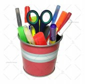 Metal Paslanmaz PEMBE DESENLİ Kalemlik - 3