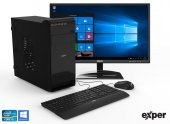EXPER PC DIAMOND DEX519 İ5-9500 8GB DDR4 480GB SSD UMA W10 + KB MOUSE SET + 21.5 EXPER MONİTÖR - 1