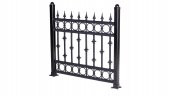 Evim Ferforje Işıklı Metal Ayaklı PVC Bahçe Çiti 80 cm  2 Adet - 3