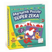 1536 DıyToy Manyetik Puzzle - Super Zeka / 31 Parça Puzzle / 3-9 yaş - 1