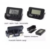 Kenko Kronometre KK-613D Alarmlı Dijital Masa Saati - 3