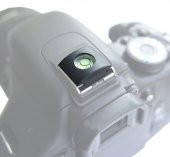 DSLR Ve SLR İçin Su Terazili Hot Shoe Flaş Kızağı Kapağı - 2