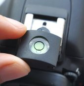 DSLR Ve SLR İçin Su Terazili Hot Shoe Flaş Kızağı Kapağı - 3