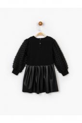 Kız Çocuk Siyah Elbise 16150 - 2