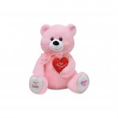 1045P Tıkıl Ayı 65 cm Pembe-Selay Oyuncak - 1