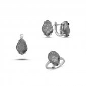 Gümüş 925 Ayar Taşlı Set - 1