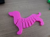 Mafsallı Dachshund  Biblo Dekoratif Hediyelik Süs Eşyası Maket - 3