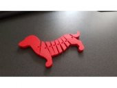 Mafsallı Dachshund  Biblo Dekoratif Hediyelik Süs Eşyası Maket - 7