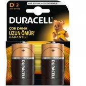 DURACELL D BÜYÜK PİL 2Lİ W - 1