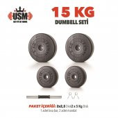 15 KG UZUNAY BLACK DAMBIL SETİ - 1