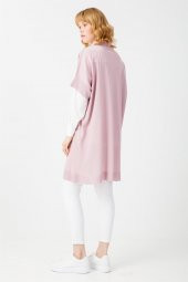 V Yaka Oversize Triko Süveter Tunik 8215 - 9