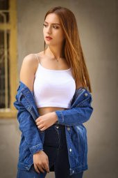 Yırtıklı Boyfrend Kot Ceket Koyumavi - 0833.925. - 3