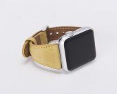 Bouletta Apple Watch Deri Kordon 38-40-42-44mm G15 Sarı - 1