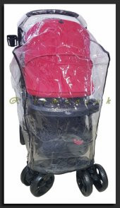 Özel Ölçü XL Boy Bebek Arabası Yağmurluğu Büyük Boy Geniş Bebek Arabası Yağmurluk - 2