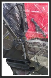 Özel Ölçü XL Boy Bebek Arabası Yağmurluğu Büyük Boy Geniş Bebek Arabası Yağmurluk - 4