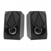 FRISBY FS-2136U-B 1+1 USB Siyah 12w Hoparlör RGB Ledli - 5