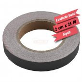 Fosforlu Bant 2cm x 25M Siyah - 1