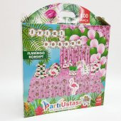 Flamingo 100 Parça Parti Seti - 1