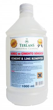 Terlans İnşaat Sonrası Çimento Artığı Temizleyici Kireç Sökücü 1 L - 1