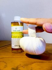 TERLANS Doğal Ahşap Cila Seti ŞEFFAF GOMALAK - KETEN YAĞI - 3