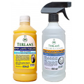 TERLANS Lastik Parlatıcı JEL & Motor Jant Temizleyici 2 x 500ml - 1