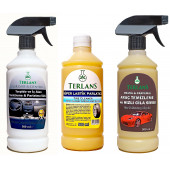 TERLANS Lastik Parlatıcı JEL Torpido Parlatıcı Hızlı Cila 3x500ml - 3
