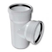 70x70 Pvc Pissu Boru Te Çatal - 1