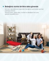 Holmen İstanbul Bebek Hamağı - Sallanır Bebek Beşiği - Bebek Hamak - Gri - 3