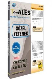 Tasarı ALES Sözel Yetenek Türkçe Çek Kopart Yaprak Test 2021-YENİ - 1