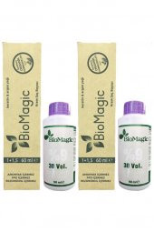 BioMagic Organik Amonyaksız Saç Boyası (Açık Kumral Bakır-88.76)+Oksidan (2 Adet) thumbnail 1