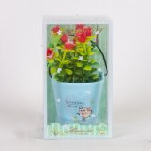 RENKLİ KÜÇÜK KOVALI SAKSI ÇİCEK thumbnail 1