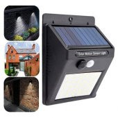 30 Led Sensörlü Solar Aydınlatma Güneş Enejisi İle Şarj Olur - 1